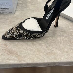 New Manolo Blahnik beaded pumps